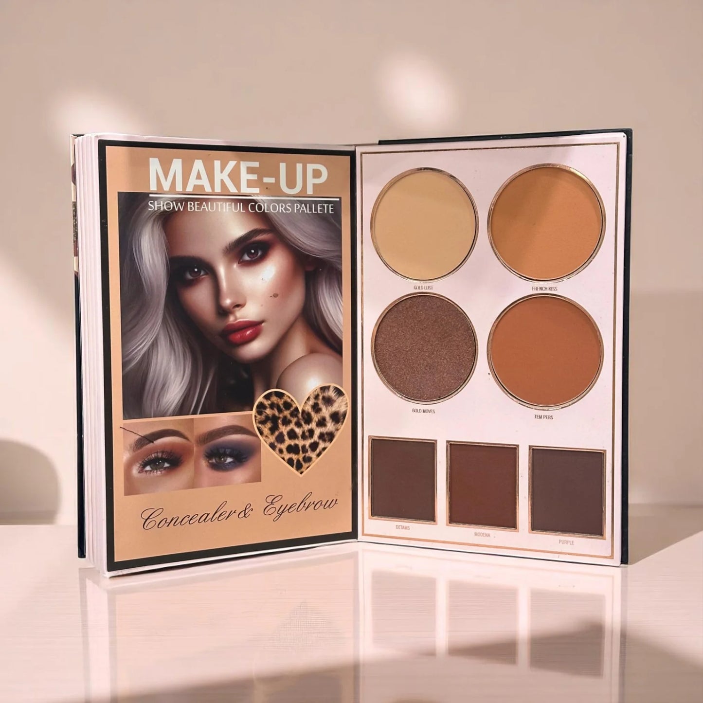 MOCALLURE 6 PAGES ALL IN ONE MAKE-UP BOOK PALETTE