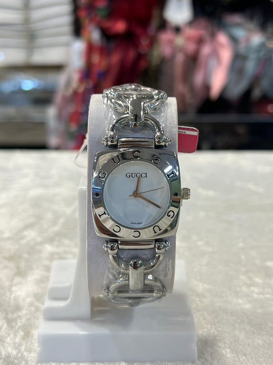GUCCI silver band watch