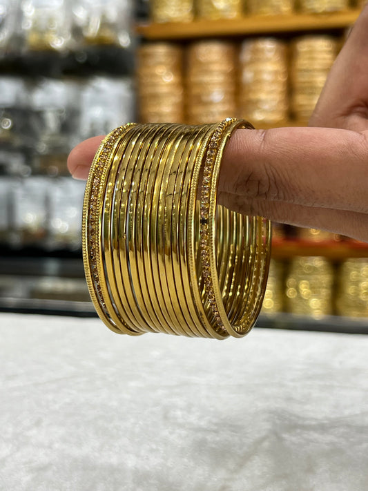Golden Radiance Bangles Set